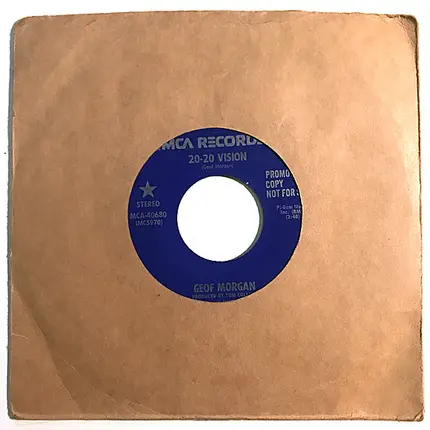 Geoffrey Morgan - 20-20 Vision