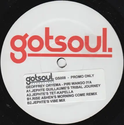 Geoffrey Oryema - Piri Wango Iya (Remixes)
