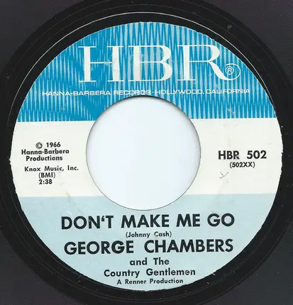 George Chambers And The Country Gentlemen - Flood Of Tears