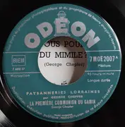 7inch Vinyl Single - George Chepfer - Paysanneries Lorraines