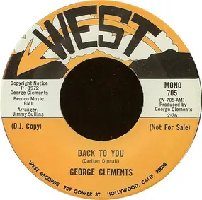 George Clements - Back To You