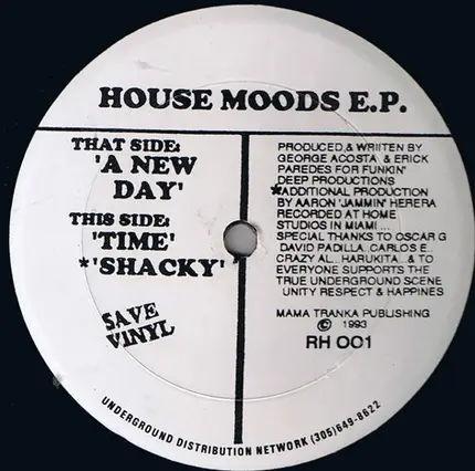 George Acosta & Erick Paredes - House Moods EP