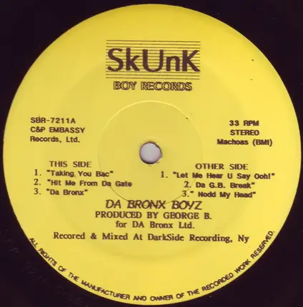 George B. - Da Bronx Boyz