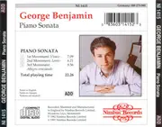 CD - George Benjamin - George Benjamin Plays Piano Sonata