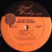 LP - George Benson With Harlem Underground Band - Erotic Moods