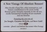 CD - George Benson - Absolute Benson