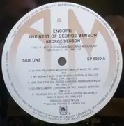 LP - George Benson - Encore: The Best Of George Benson
