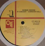 LP - George Benson - In Concert - Carnegie Hall - Gatefold