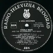 LP - George Bruns And The Wonderland Jazz Band - U Srcu Diksilenda