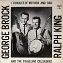 LP - George Brock & Ralph King - I Thought Of Mother And Dad