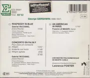 CD - George Gershwin - Rhapsody In Blue / Concerto In F/ An American In Paris