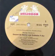 LP - George Gershwin - Klavierkonzert F-Dur / Rhapsody In Blue