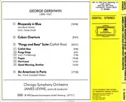 CD - Gershwin - Rhapsody In Blue · An American In Paris · 'Porgy And Bess' Suite (Catfish Row) · Cuban Overture