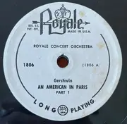 10'' - George Gershwin : Royale Concert Orchestra - An American In Paris