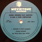 LP - George Gershwin - Plays Rhapsody In Blue And His Other Favorite Compositions - Mono