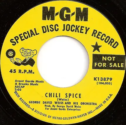 George David Weiss And His Orchestra - Chili Spice