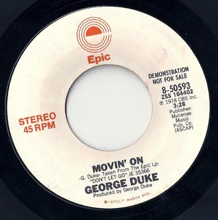 George Duke - Movin´On