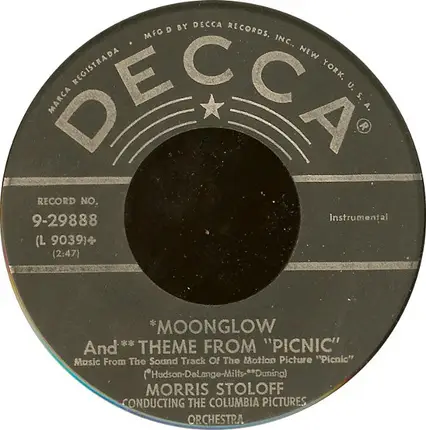 George Duning / Morris Stoloff - Theme From 'Picnic'