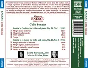 CD - Enescu - Cello Sonatas