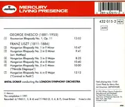 CD - Enesco / Liszt - Hungarian Rhapsodies Nos. 1-6 (Antal Dorati)