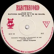 10'' - George Enescu - Rapsodiile Române
