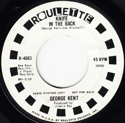 George Kent - Knife In The Back / A Letter From Evansville