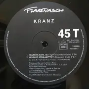 12inch Vinyl Single - George Kranz - Helmut Kohl Ist Tot
