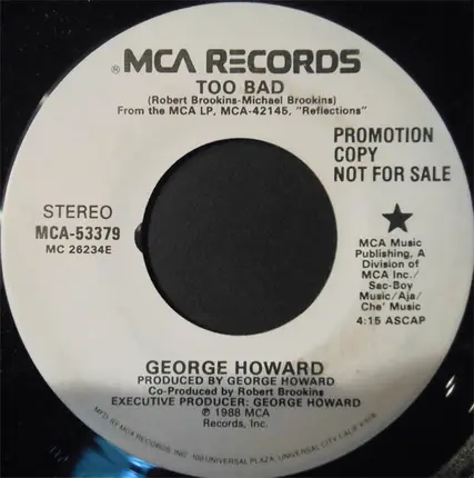 George Howard - Too Bad