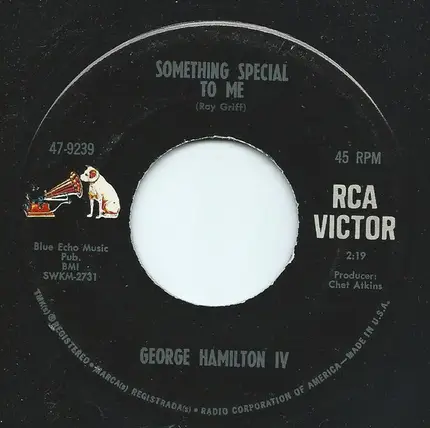 George Hamilton IV - Break My Mind / Something Special To Me