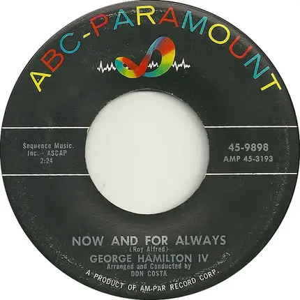 George Hamilton IV - Now And For Always / One Heart