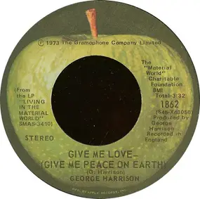 George Harrison - Give Me Love (Give Me Peace On Earth)