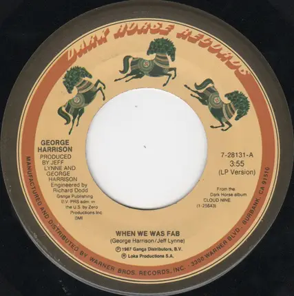 George Harrison - When We Was Fab