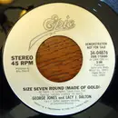 7inch Vinyl Single - George Jones And Lacy J. Dalton - Size Seven Round (Made Of Gold)