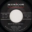 7inch Vinyl Single - George Jones & Gene Pitney - Wreck On The Highway