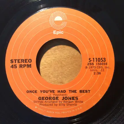 George Jones - Once You've Had The Best