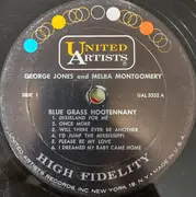 LP - George Jones & Melba Montgomery - Blue Grass Hootenanny - Mono