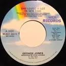 7inch Vinyl Single - George Jones - She Loved A Lot In Her Time