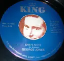 7inch Vinyl Single - George Jones - She's Mine / Walk Through This World With Me