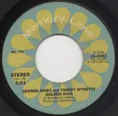 7inch Vinyl Single - George Jones & Tammy Wynette - Golden Ring / Near You
