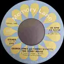 7inch Vinyl Single - George Jones & Tammy Wynette - Two Story House / A Pair Of Old Sneakers - Styrene