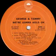 LP - George Jones & Tammy Wynette - We're Gonna Hold On