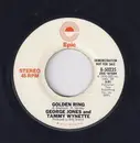 7inch Vinyl Single - George Jones & Tammy Wynette - Golden Ring