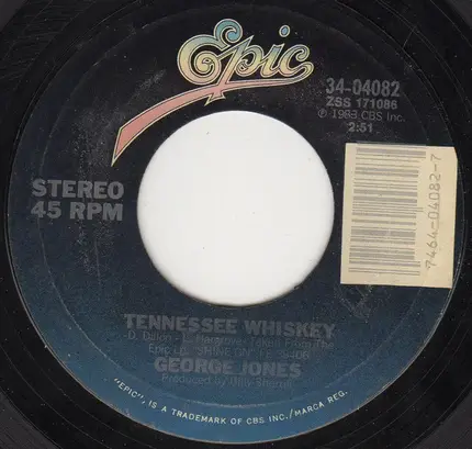 George Jones - Tennessee Whiskey / Almost Persuaded