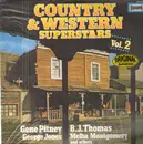 LP - George Jones, Ronnie Milsap. Carl Belew - Country & Western Superstars Vol.2
