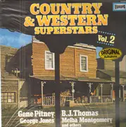 LP - George Jones, Ronnie Milsap. Carl Belew - Country & Western Superstars Vol.2