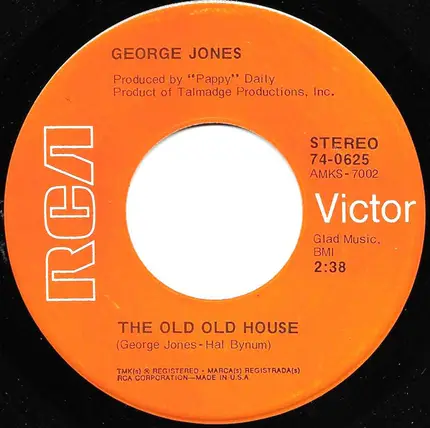 George Jones - A Day In The Life Of A Fool / The Old Old House