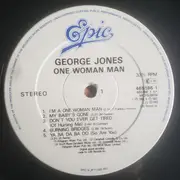 LP - George Jones - One Woman Man