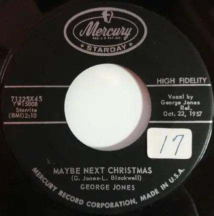 George Jones - New Baby For Christmas / Maybe Next Christmas