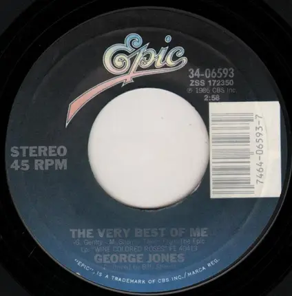George Jones - The Right Left Hand / The Very Best Of Me