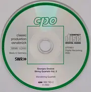 CD - George Onslow  (Mandelring Quartett) - String Quartets Vol.3